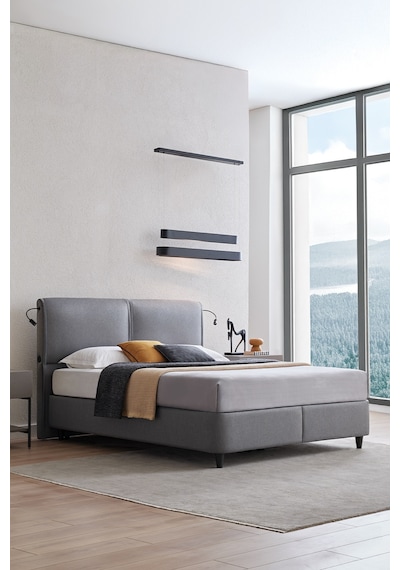 Yataş Adapt Rest 2'li Baza, Başlık Set - Gri 150x200 Cm