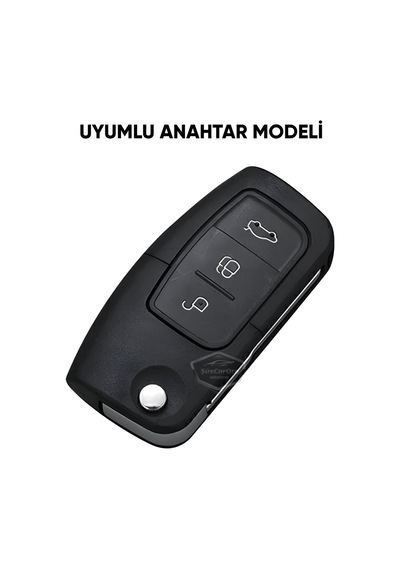 Ford Focus Fiesta Courier Cmax Mondeo Kuga Galaxy Ecosport B Max C Max Tourneo Anahtar Uyumlu Silikon Anahtar Kılıfı Oto Anahtar Kabı Darbe Em