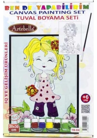 Artebella Tb-04 Tuval Boyama Seti 20x30 Cm