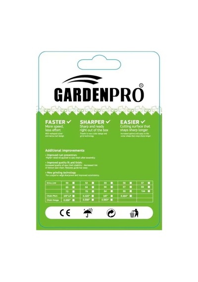 Palmera Cs-10k Akülü Budama Testeresi Zinciri 1/4 Micro 14,5 Diş