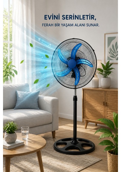 Sanayi Tip 4 Salınım Vantilatör Güçlü 18" 80w Güçlü Performansı Ve Dayanıklı Yapı Serinletici Fan Sanayi Tip 4 Salınım Vantilatör Güçlü 18" 80w Güçlü Performansı Ve Dayanıklı Yapı Serinletici Fan