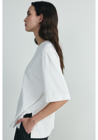 Suud Collection Ekru Nox Oversize Tişört