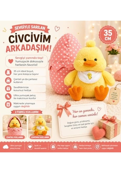 Pembe Ve Sarı Yumurta Karton Oyuncak Kendinden Kuluçka Yumurtalarında 6 Mini Figürlü 11 Aksesuar Kız Ve Erkek Çoc Genel