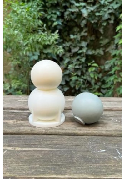 Küre 7cm Çap Silikon Mum Kalıbı Çok Renkli