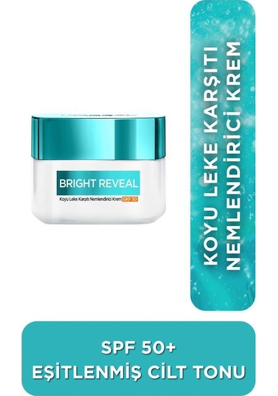 L'Oréal Paris Bright Reveal Koyu Leke Karşıtı Nemlendirici Krem 50 ML