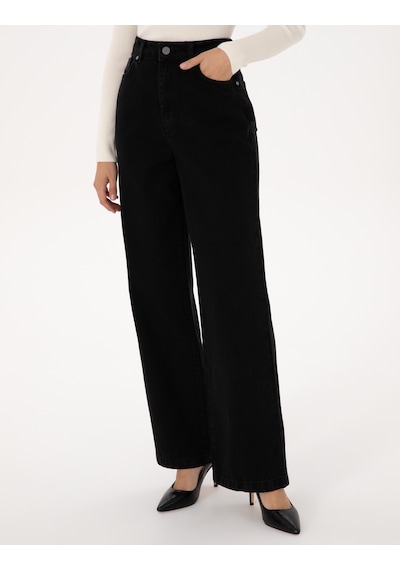 Pierre Cardin Kadın Siyah Pantolon Jean 50318043-vr046 Siyah