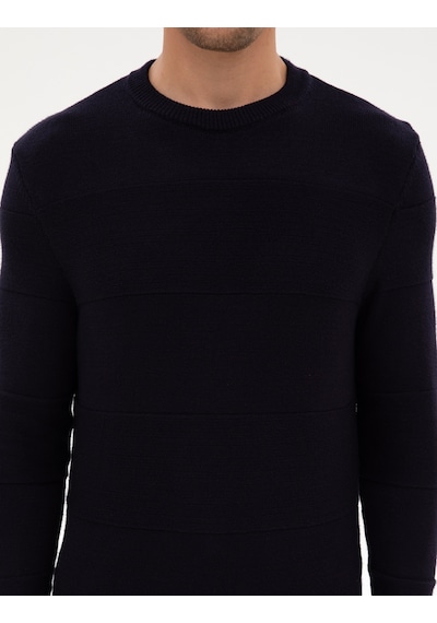 Pierre Cardin Erkek Lacivert Kazak /triko 50315713-vr033 Lacivert