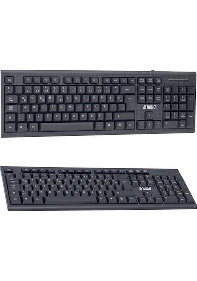 Hello HL-18742 Usb Kablolu Standart Türkçe Q Klavye