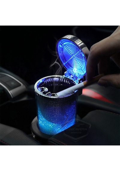 Hyundaı Accent Era 1.5 Crdi Vgt Style Ov Y Araca Uygun Rgb 7 Renkli Led Işıklı Araç İçi Küllük Cn