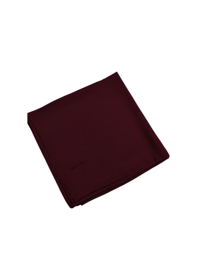 Mim Eşarp Mısırlı Eşarpları Medine Ipeği Büyük Boy Eşarp 110x110 Cm Vişne Çürüğü