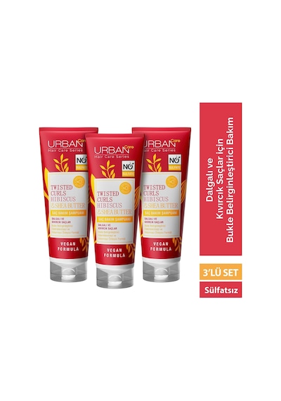 Urban Care Twisted Curl Hibiscus & Shea Butter Saç Bakım Şampuanı 200 ML
