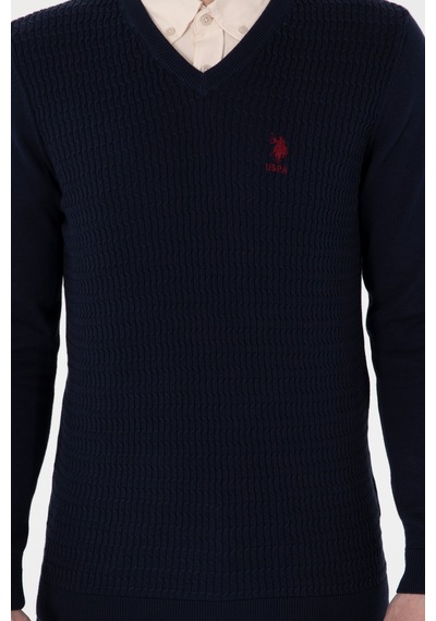 U.S. Polo Assn. Erkek Lacivert Basic Kazak 50288879-VR033