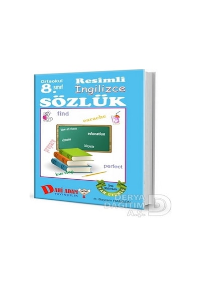 Ortaokul 8. Sınıf Resimli İngilizce Sözlük - H. Bayram Hangün - Dahi Adam Yayıncılık