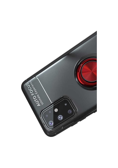 Samsung Galaxy Uyumlu S20 Plus Kılıf Yüzüklü Magnetli Ravel Case