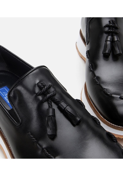 Hotiç Erkek Deri Siyah Püskül Detaylı Loafer 02ayh305220a100 Siyah-black Siyah