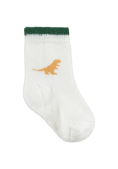 Civil Baby Dino 3'lü 6-18 Ay Bebek Erkek Çorap Set Standart