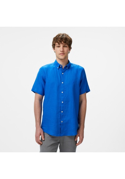 Nautica Erkek Mavi Classic Fit Gömlek Düz W55100t Mavi