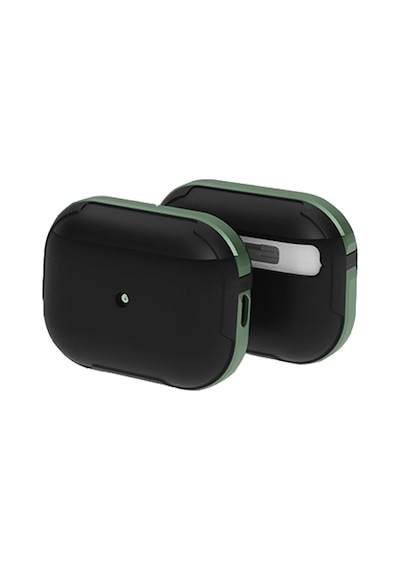 Movenchy Apple Airpods Uyumlu - 3 3.nesil Mo-a8 Armor Kılıf - Koyu Yeşil Belirtilmemiş