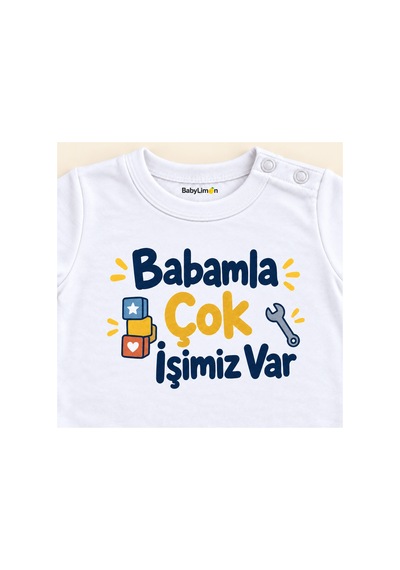 Babylimon Babamla Çok İşimiz Var Beyaz Kısa Kollu Çıtçıtlı Bebek Zıbını Beyaz - Babamla Çok İşimiz Var - 928161950 Beyaz - Babamla Çok İşimiz Var Babylimon Babamla Çok İşimiz Var Beyaz Kısa Kollu Çıtçıtlı Bebek Zıbını Beyaz - Babamla Çok İşimiz Var - 928161950 Beyaz - Babamla Çok İşimiz Var