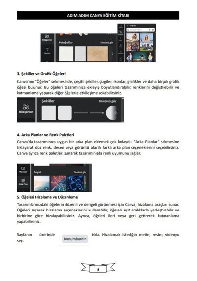Adım Adım Uygulamalı Canva Eğitim Kitabı