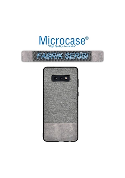 Samsung Uyumlu Galaxy S10E Fabrik Serisi Kumas & Deri Desen Kilif 396544875