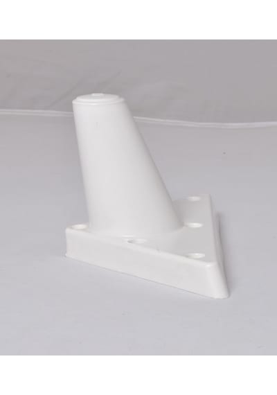 Zeygen Sena Plastik Mobilya Baza Koltuk Kanepe Ayak 6 Adet 10 Cm Beyaz