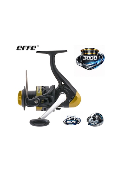 Effe Goldenloop 3000 Olta Makinesi 5+1 Bilye 6kg Drag 250gr