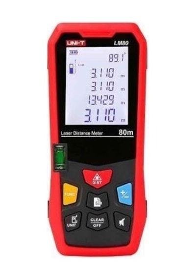 Uni-T LM80 80 Metre Lazer Metre Su Terazili Uni-T LM80 80 Metre Lazer Metre Su Terazili