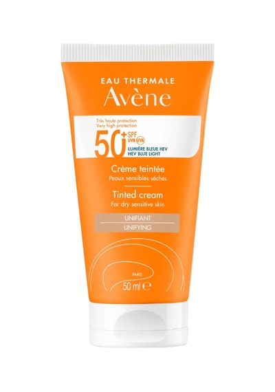 Creme Teintee Spf 50 Renkli Güneş Koruma Kremi Kuru Ve Hassas Ciltler 50 Ml