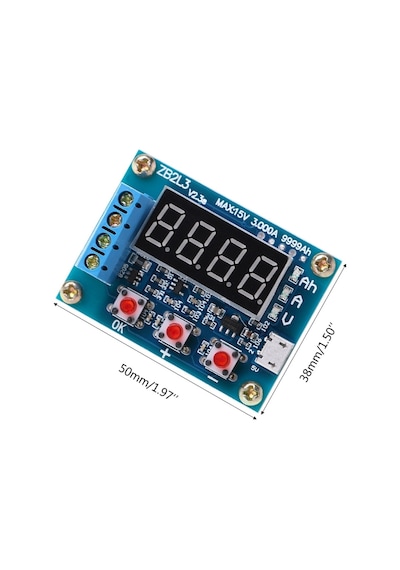 Zb2l3 Kapasite Test Cihazı 1.2-12v 18650 Li-ion Lityum Kurşun-asit Kapasite Ölçer Deşarj Test Cihazı Analiz Cihazı