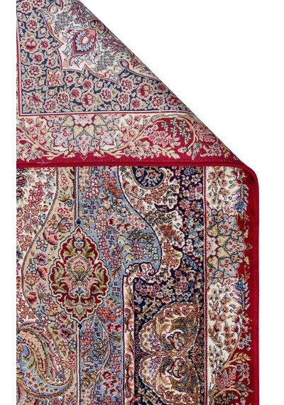 Eko Halı Isfahan Isf 02 Red Klasik Desenli Yüksek Kalite Sık Dokuma Makine Halısı