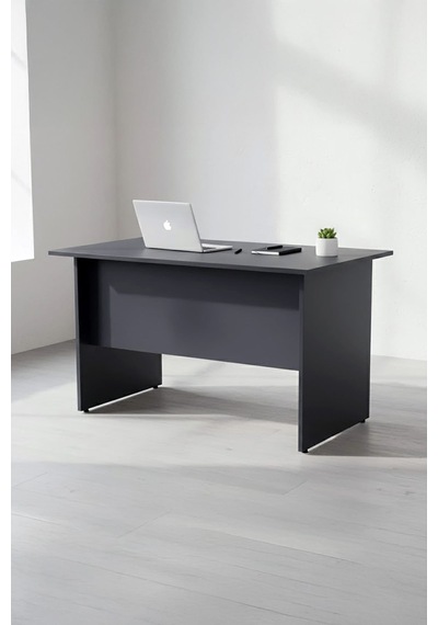 Ofisbazaar Modern Çalışma Masası 120 Cm - Antrasit Gri Antrasit Gri