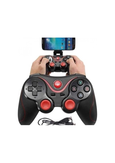Bluetooth Telefon Tutuculu Joystik Gamepad Android Uyumlu Oyun Kolu