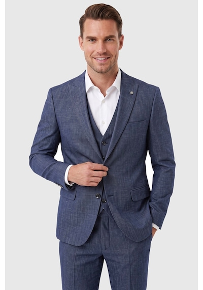 Rizzup Lacivert 3 Parça Slim Fit Yelekli Erkek Takım Elbise Çift Yırtmaçlı Modern Kesim 2601631 Rizzup Lacivert 3 Parça Slim Fit Yelekli Erkek Takım Elbise Çift Yırtmaçlı Modern Kesim 2601631
