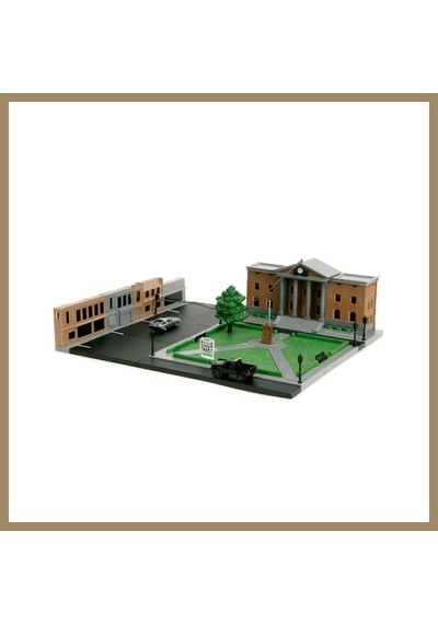 Bezos Geleceğe Dönüş Saat Kulesi Nano Sahnesi Diorama Modellemesi 22