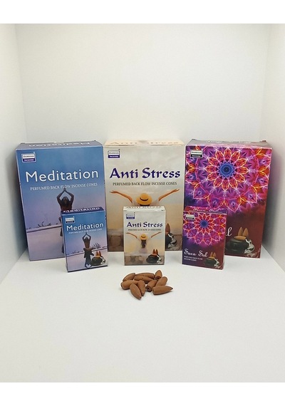 Darshan Geri Akış Tütsü 30 Adet Meditasyon-antistress- Saca Sal