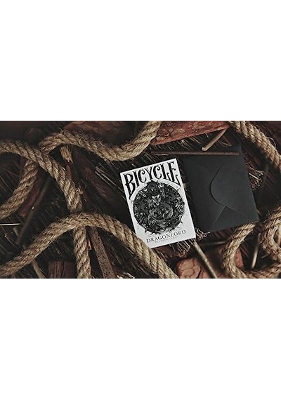 Bisiklet Dragonlord White Edition Oyun Kartları 5 Gaff Kartı İçerir Cool Collectable Poker Deck Sihirbazlar Ve Bisiklet Dragonlord White Edition Oyun Kartları 5 Gaff Kartı İçerir Cool Collectable Poker Deck Sihirbazlar Ve