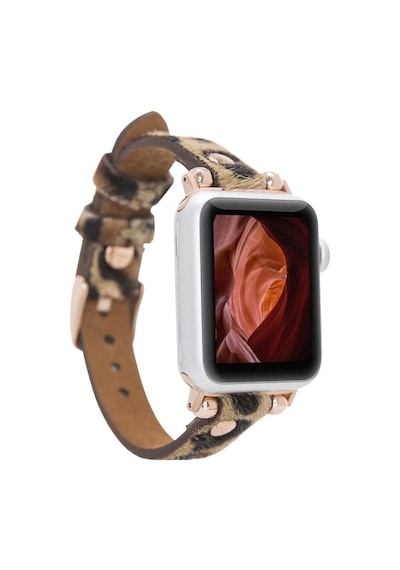 Apple Watch Uyumlu Deri Kordon 38-40-41mm Rt Leo1n Standart