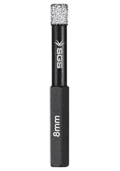 Sgs Mermer &amp Granit Delme Panç, Hex Şekilli, 8 Mm Çapında, Profesyonel Taş Delme Ucu, Model Sgs2757