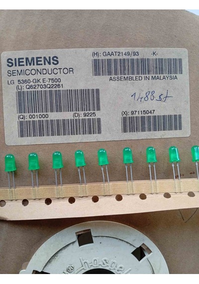 Lg5360-gke-7500 5mm Yeşil Led Opto 100 Adet
