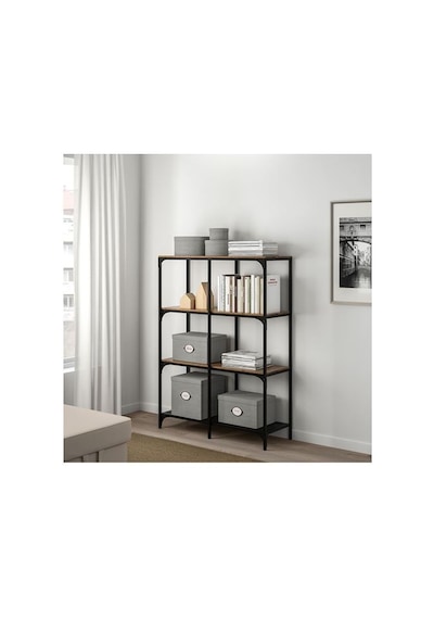 Ikea Kvarnvık Kapaklı Karton Saklama Kutusu 25 X 35 X 20 Cm Gri