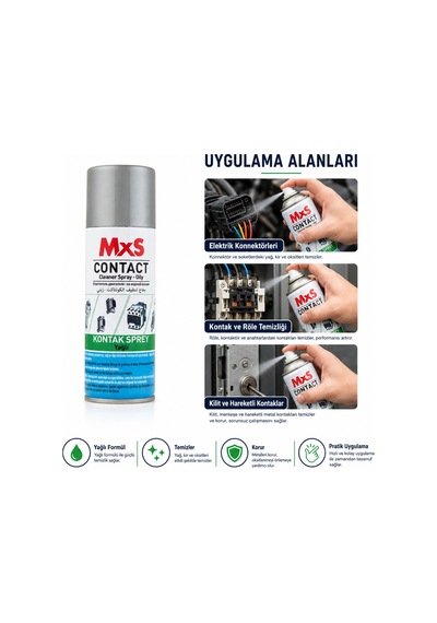 Mxs Yağlı Kontak Temizleme Spreyi 200 Ml - Kontak Bakım Spreyi