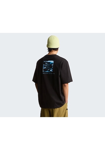 The North Face M Liquid Box Nse Oversize Erkek Outdoor Tişörtü Nf0a8g9wjk31 Siyah