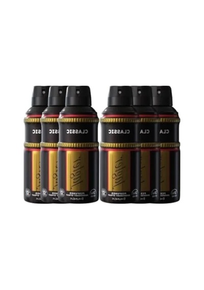Uzun Süreli Etkili 150 Ml Erkek Deodorant Seti 6 Adet