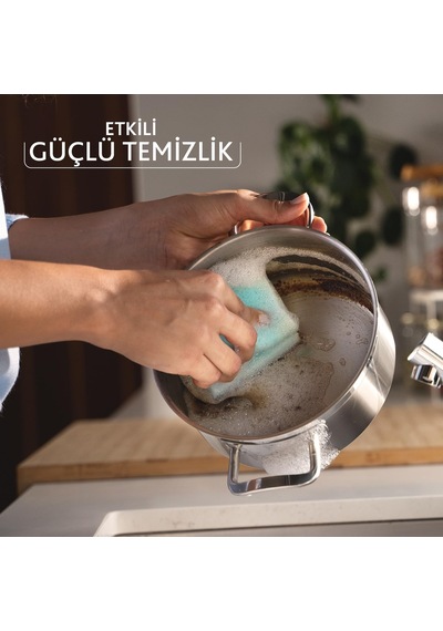 Pro Clean Aktif Enzimli Oluklu Sünger, 3 Lü Paket