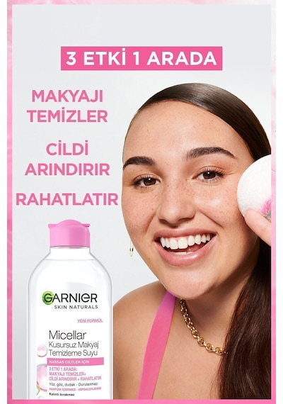 Garnier Micellar Kusursuz Makyaj Temizleme Suyu 400 ML