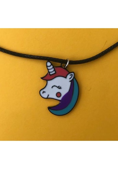 Unicorn Kolye Unisex İpli Kolye Pytkkoly317 Çok Renkli