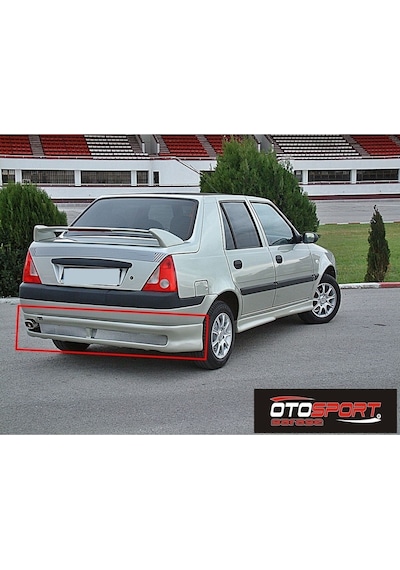 Dacia Solenza Arka Tampon Eki Fiberglass Boyasız