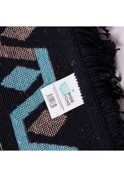 Bigghome Çift Taraflı Kilim, Makinede Yıkanabilir, Modern Desenli, 80 150 Cm, Sa1818a Desenli