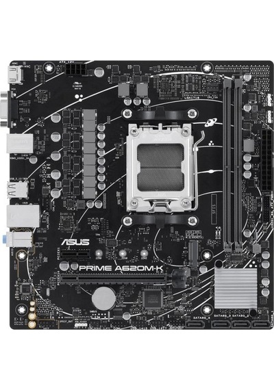 Asus Prıme A620m-k Ddr5 Hdmı Pcıe 16x V4.0 Am5 Matx